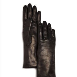 Bloomingdales Brown Leather Gloves NWT